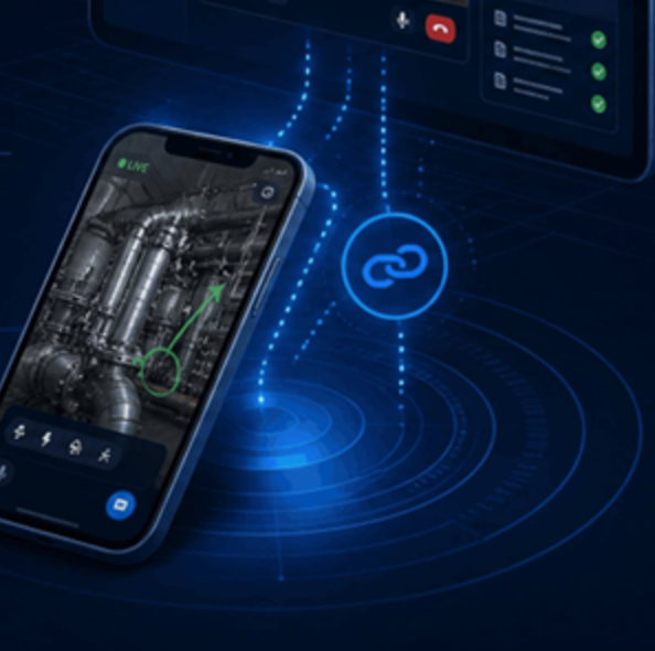Inspeção remota assistida — captura por celular com especialista InoSeg